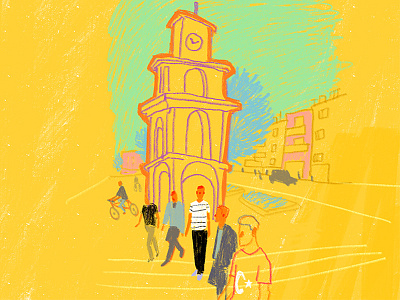 square city illustration square