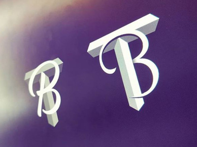 T+B Logo concept bt concept logo tb