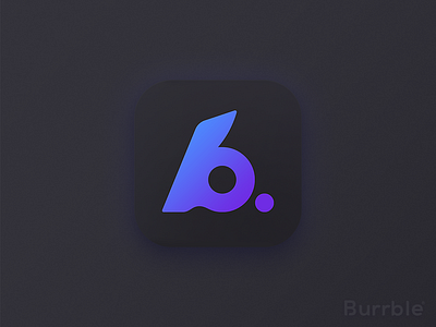 Burrble Icon adobe icon illustrator logo mobile photoshop sketch ui user interface ux