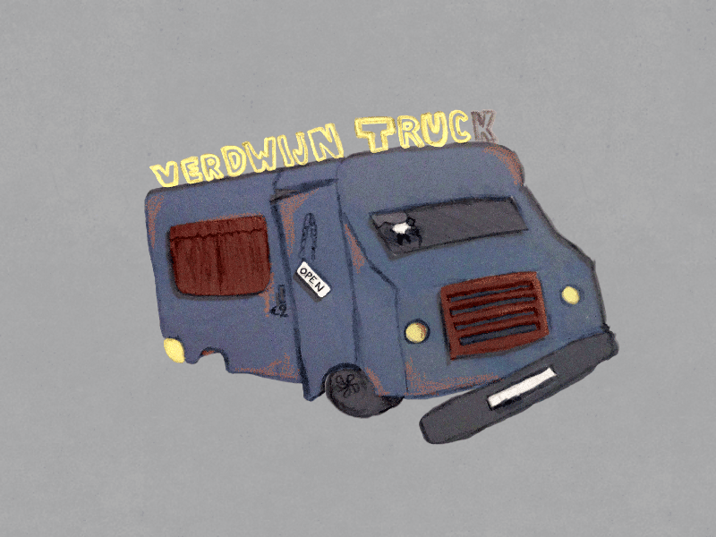 Verdwijntruck abandoned broken circus devine devine howest illustration rusty steampunk truck truck festival