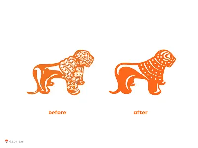 new lion for the Bank of Georgia (redesign) experiment icon identity logo mark sketch symbol typography