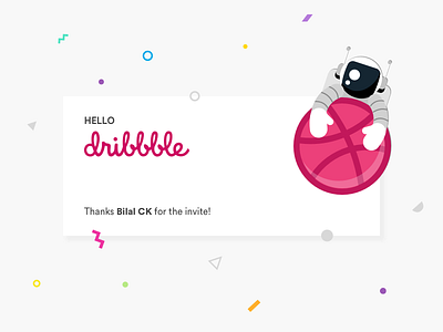 Hello Dribbble dribbble first hello post