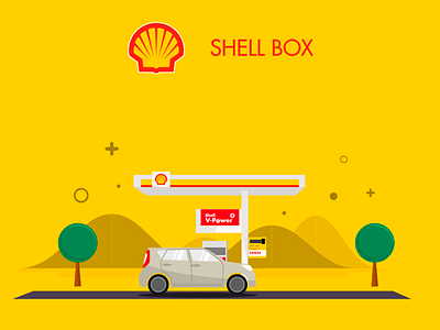 Gas Station box shell