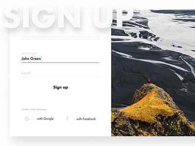 #1 Login Page login minimalistic signin signup simple ui