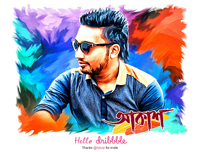 For Dirbble First Shot art comics drawing effects oil art oil paint oil paint action oil paint effect paint sketch vector vector design
