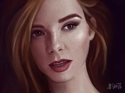Girl portrait illustration + speedpaint girl illustration portrait procreate speedpaint