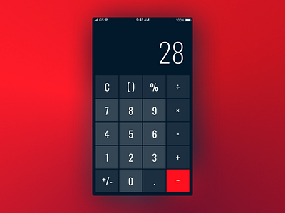 DailyUI #004 Calculator calculator dailyui ui
