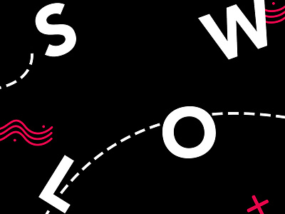 Slow 5min bw illustration slow type typography