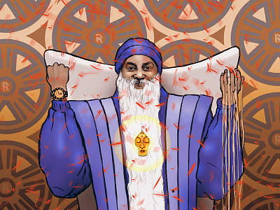 Osho draw ilustration