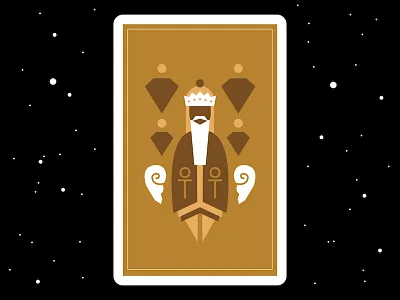 Tarot Card: Emperor art card design doodle emperor fortune illustration mystic tarot