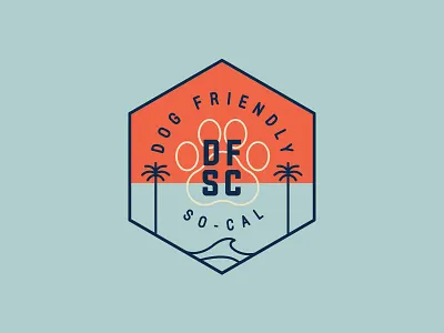 Dog Friendly SoCal 3/3 adventure badge beach dog ocean sandiego sea socal sun