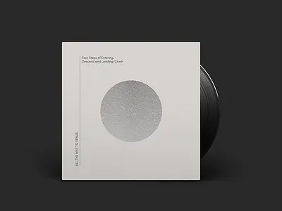 Four Steps Of Entering, Descend And Landing/Crash album cover art direction ep minimal music post rock