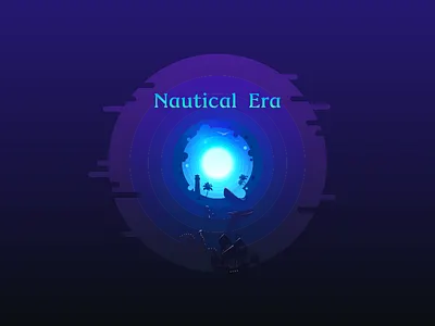 Nautical Era dark illustration ocean