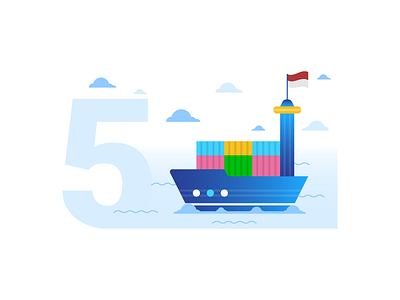 5. Ship Survey design illustration ship survey