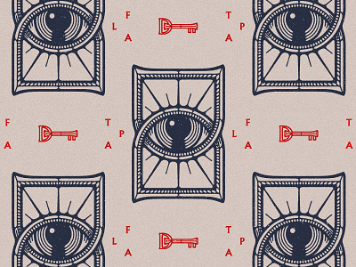 Major Key Alert branding d dark door eye hole icon key lock logo monogram secret
