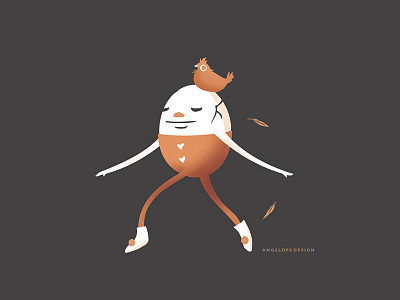 Humpty chicken egg humpty humpty dumpty illustration vector