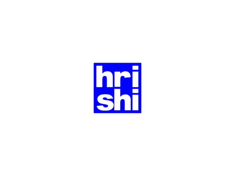 Hrishi Logo branding logo type