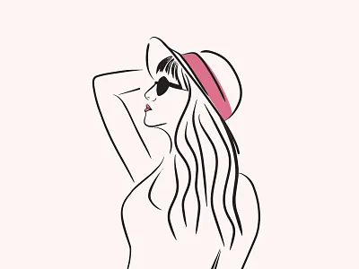 Illustration for "Girls in business - Hunter/centeral cost" fashion illustration