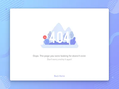 404 Error 404 color design error not fount page trendy