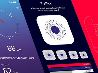 Traffica app identity traffica ui ux