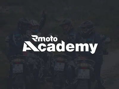 ✍ My graphic design - Logo for racing academy constructed geometric logo race racing styled