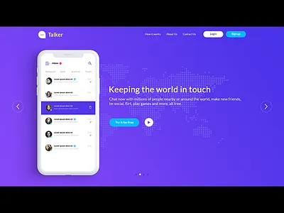 Daily UI Challenge app design landing page ui ux