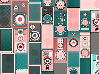 90's Beats 90s beat beats illustration loudspeaker music photoshop speaker