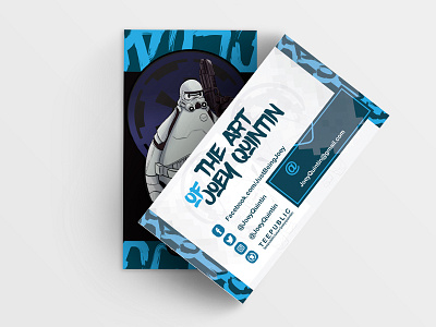 The Art of Joey Quentin art artist brush business cards design illustrator pattern print soldier