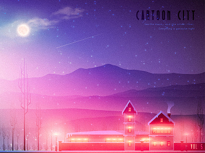 Cartooncity.vol5 cartoon cartooncity color moon night