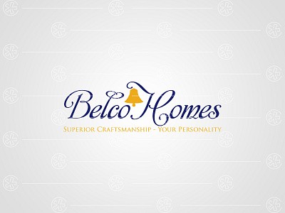 Belco Homes Logo Design bell logo building company logo home logo house logo logo design