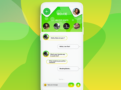 Chat Ui ios | Android app art chat design designer dribbble freelance ios message photoshop ui ux