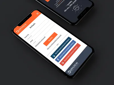 Login screen UI design - számlázz.hu app design clean ui content first hero shot landing page log in screen ui ux design ux design agency website