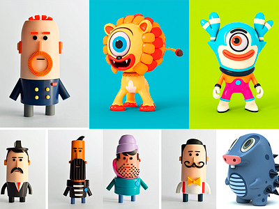 Character 3D 3d cartoon