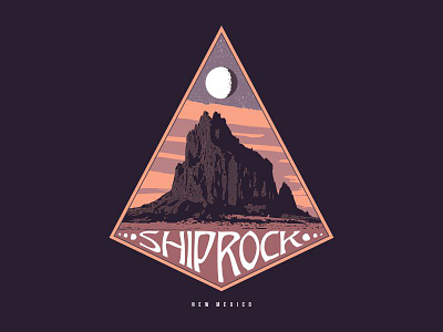 Shiprock T-Shirt Design desert new mexico shiprock southwest t shirt design tee shirt travel