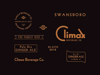 Climax Beverage Company branding climax logo