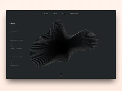 The Data Visualisation for landing page chart data landing mainpage navigation vector visualization