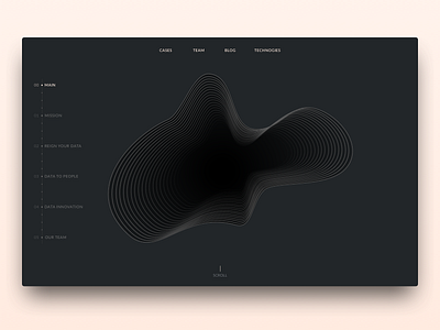 The Data Visualisation for landing page chart data landing mainpage navigation vector visualization