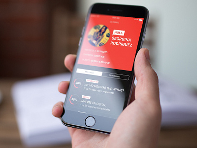 User profile app ios iphone profile ui ux