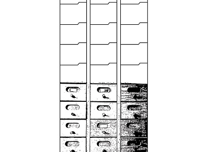 Neverending Depository_1 cabinet depository digital art digital graphic illustration neverending depository poster design sketching storage tray