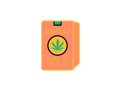 Acapulco Gold acapulco illustration marijuana mary jane package design packaging pot weed