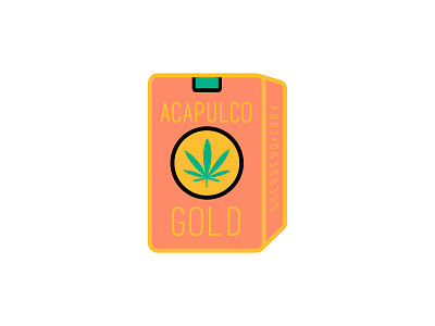 Acapulco Gold acapulco illustration marijuana mary jane package design packaging pot weed