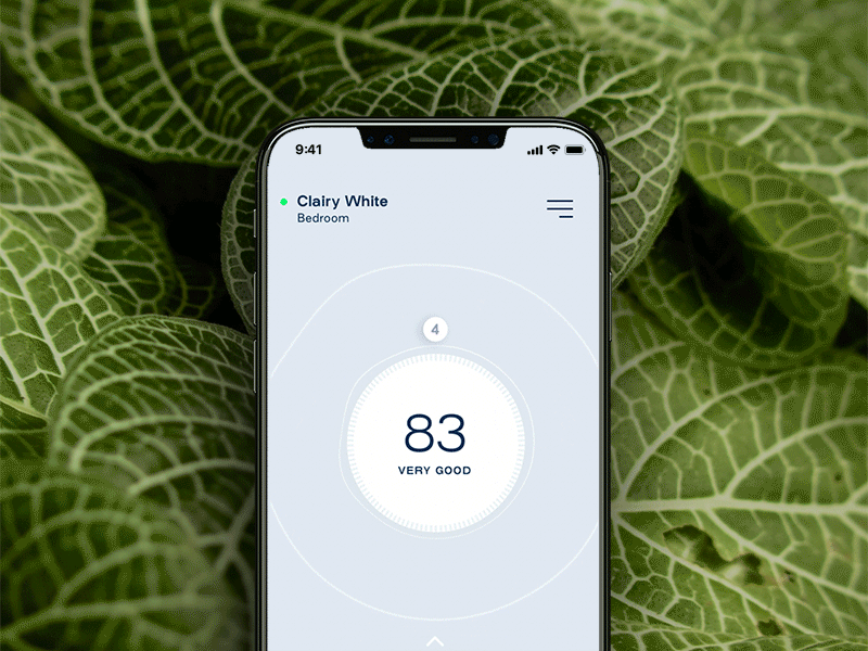 NATEDE app dashboard air purifier app dashboard home monitor