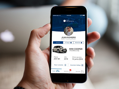 GE App app car cx design interface ios mini profile ui user ux