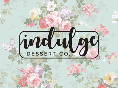 Indulge logo design logo logotype