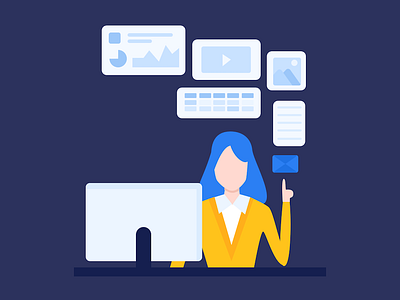 Illustration illustration web design