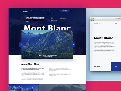 Flyhigh new webpages blue flyhigh montblanc tour web webpage