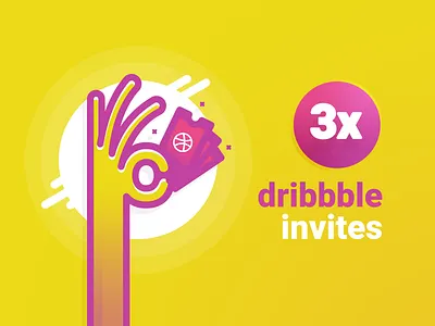 Dribbble invites design designers draft invites