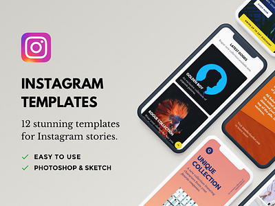 Rogue — Instagram Story Template branding discount ecommerce instagram instagram story template marketing psd sale sketch social media social media pack stories