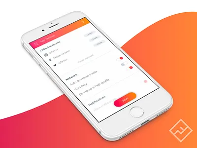 App Settings (#DailyUI #007) app settings dailyui dailyui007 settings ui ui challenge ux