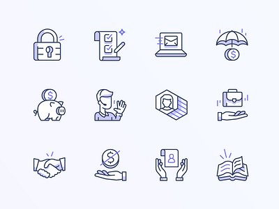 Feature icons guideline icon icons illustration